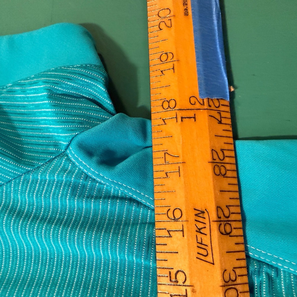 Pearl Izumi Select Women Cycling Jersey LG Turquoise Blue Short Sleeve Full Zip - Picture 4 of 4
